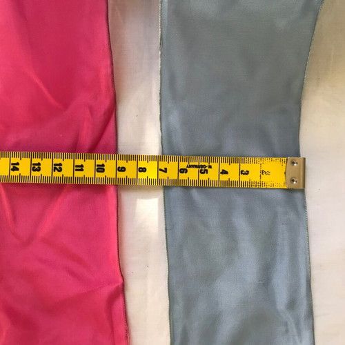 Set of 2 vintage taffeta ribbon rolls like new