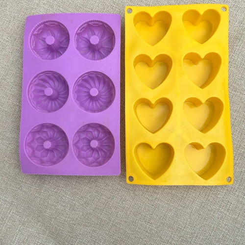 Silicone molds like new with non-stick properties