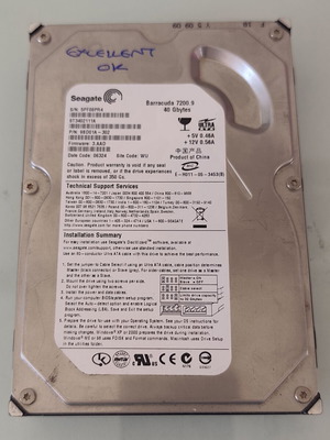 Seagate Barracuda HDD IDE 3.5" 40GB