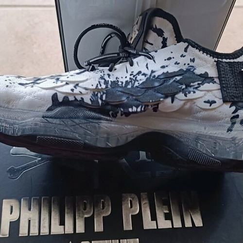 Philip Plein sneakers new, size 44, black and white