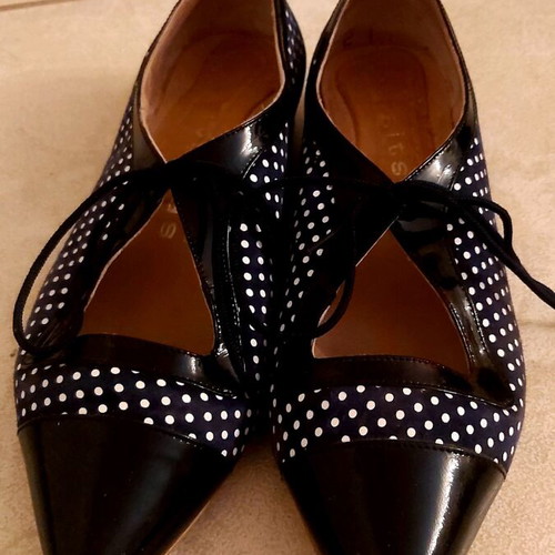 Tsitsivas ballerinas used, size 38, black and blue