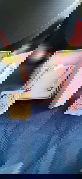 Σκουλαρίκια Art de France με κρύσταλλα Swarovski και Φυσικά μαργαριτάρια