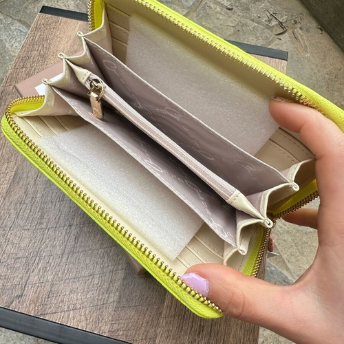 Axel wallet new lime croco