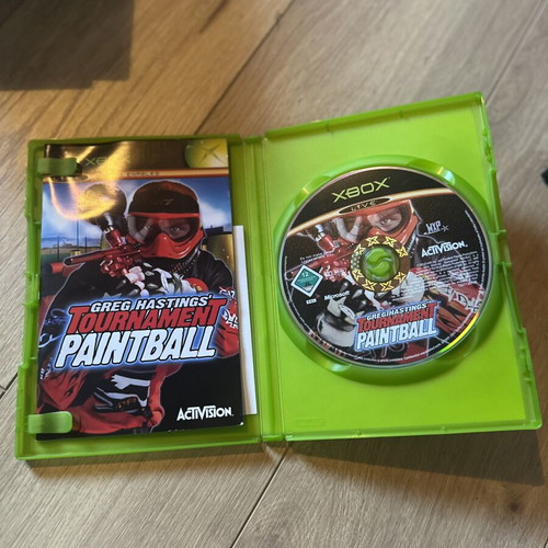 Greg Hastings Tournament Paintball Xbox Original like new, complete with manual