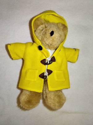 Paddington Bear vintage plush toy used, Eden Toys 70s/80s