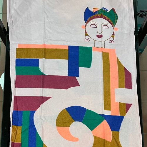 Pareo dress L 100% cotton like new