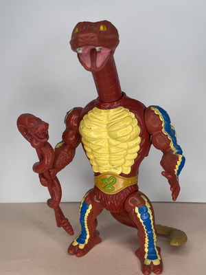 Rattlor Master of the Universe MOTU Mattel used, brown neck variation