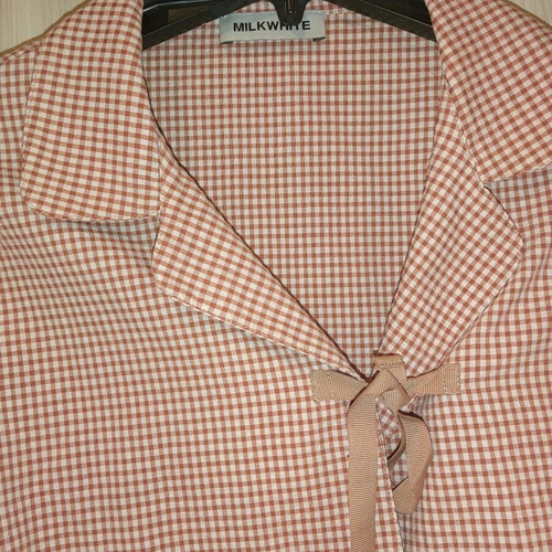 Milkwhite set new with medium shirt and small skirt