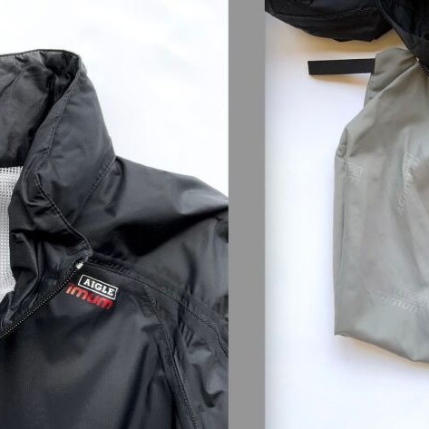 Aigle MTD Actimum Windbreaker Rain Jacket XXL used, black