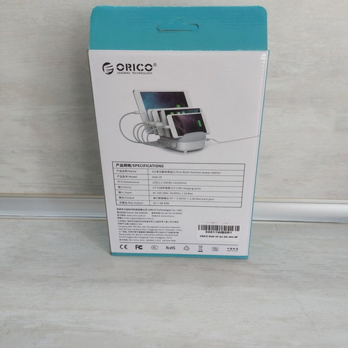 Orico DUK-5P USB charging station with organizer, new