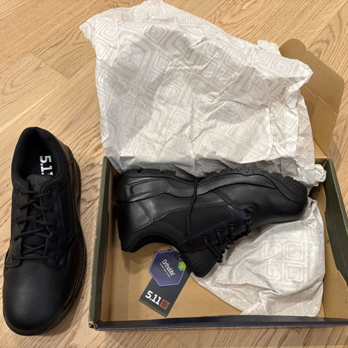 5.11 Tactical A.T.A.C. 2.0 Low 3'' shoes new, black, size 46