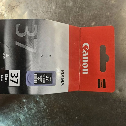 Canon PG-37 Black Ink Cartridge new