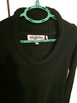 Attrattivo dress used, black, size M, elastic fit