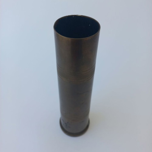 Navy shell casing 1945 used, bronze antique