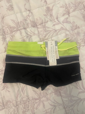 Boys' swimwear new, size 12 years, black and gray