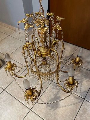 Ceiling light used, hanging, diameter 50 cm, height 60 cm