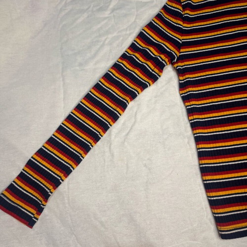 Pink Woman striped colorful turtleneck like new, size S
