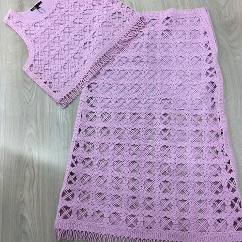 Maje Parme set new, purple, size 40