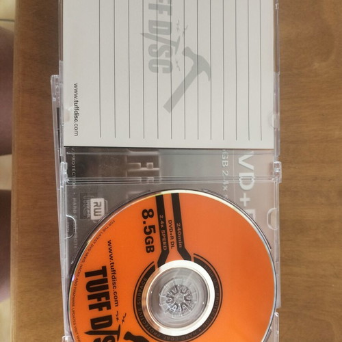DVD+R DL dual layer RW discs pack of 9, 8.5GB each, new