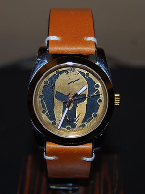 Ρολόι Custom Made Great Spartan Leonidas χειρός quartz