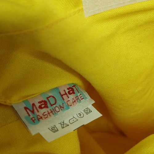 Mad Hat bag new, handheld, yellow orange