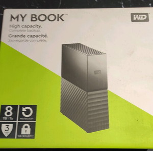 2x Western Digital My book 8TB