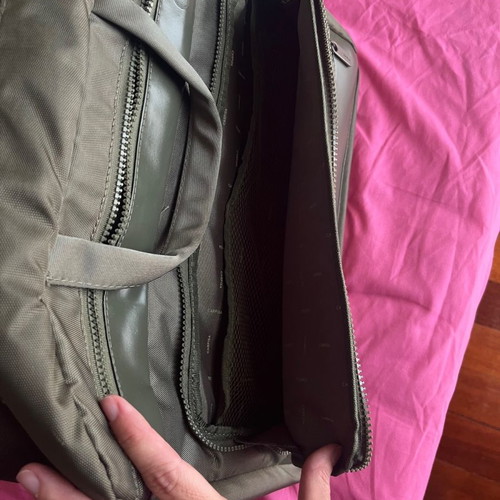 Carpisa professional briefcase bag olive color