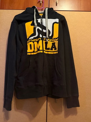 Drunknmunky DMLA zip-up hoodie used, black, size XL