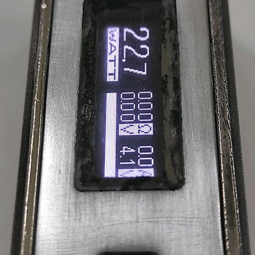SNOWWOLF single battery metal mod used