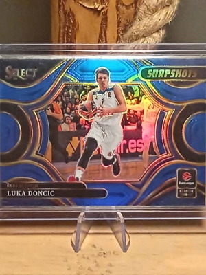 2025-26 Panini Select Euroleague Luka Doncic Snapshots Blue Prizm card /49 like new