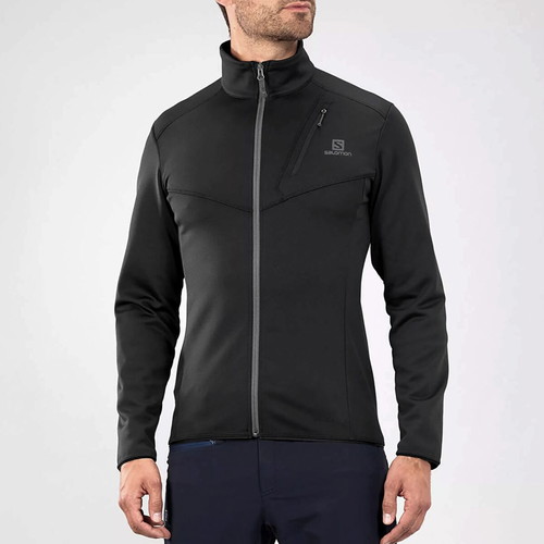 Salomon Discovery FZ AdvancedSkin Softshell men's jacket like new, size S-M, black
