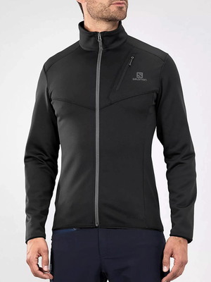 Salomon Discovery FZ AdvancedSkin Softshell men's jacket like new, size S-M, black