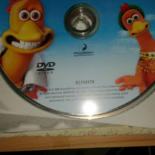 Chicken Run DVD used, animated with subtitles