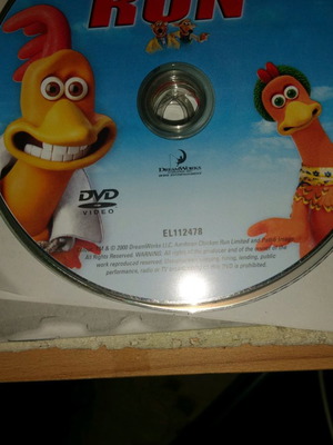 Chicken Run DVD used, animated with subtitles