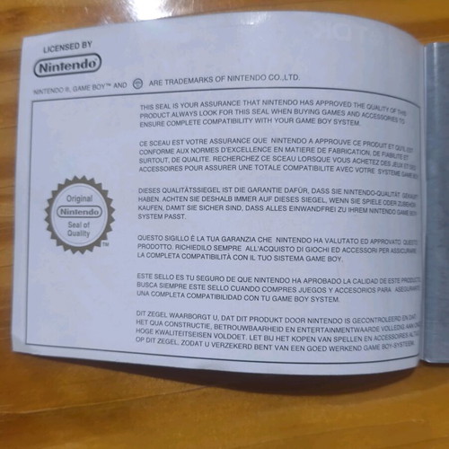 Wendy: Every Witch Way original manual Game Boy Color like new