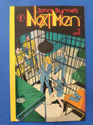 Dark Horse John Byrne's Next Men 2 comic used, grade VF or above