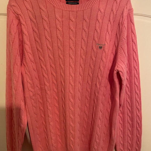 Gant cable knit sweater pink new, premium cotton