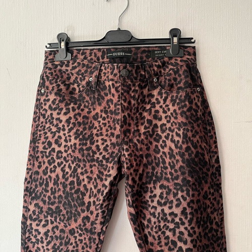Guess pants no 38 like new, black and brown