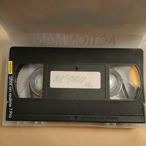 Action Man VHS used, dubbed animation