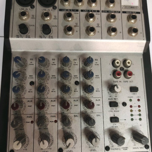 Europack MX 602A audio mixer used