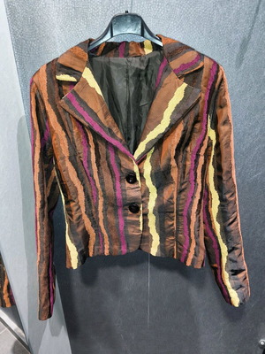 Vintage colorful striped blazer like new