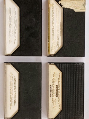 Dionysis Savvopoulos cassettes used, pack of 4, entechno