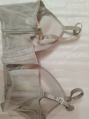 H&M bustier with silver sequins 75A