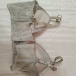 H&M bustier with silver sequins 75A