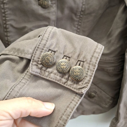 Massimo Dutti Military Jacket used, khaki, size S