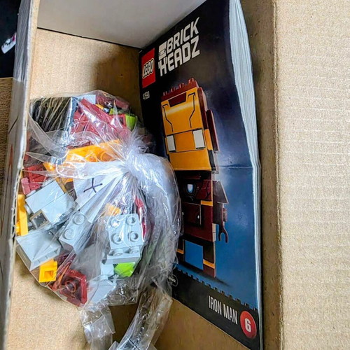 LEGO BrickHeadz Marvel Super Heroes Iron Man used set 41590