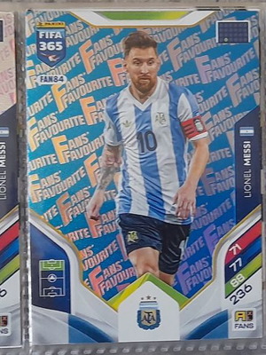 FIFA 365 2025-2026 Adrenalyn XL Messi fans' favourite cards like new