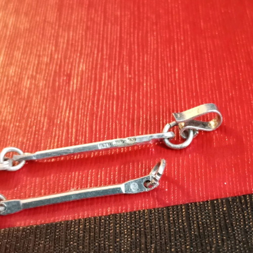 Lalaunis A21 925 silver necklace used vintage, length 75cm authentic