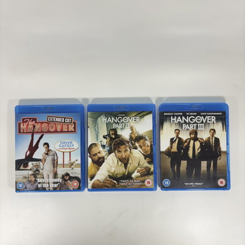 The Hangover Trilogy Blu-ray like new with English subtitles
