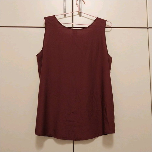 Faded Glory No 2X Purple Blouse like new, sleeveless plus size